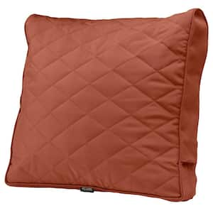 Classic Accessories Montlake FadeSafe 21 in. W x 19 in. D x 3 in. Thick  Chamomile Rectangular Outdoor Quilted Dining Seat Cushion 62-009-CREAM-EC -  The Home Depot