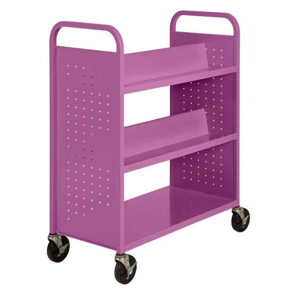 Sandusky Grape Juice Mobile Steel Bookcase