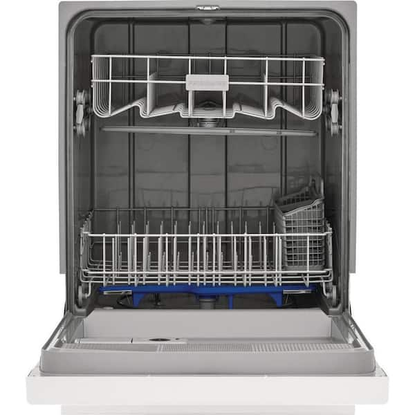 Frigidaire® 24 Built-In, Front Control, 2-Cycle, 62 Db Dishwasher, White