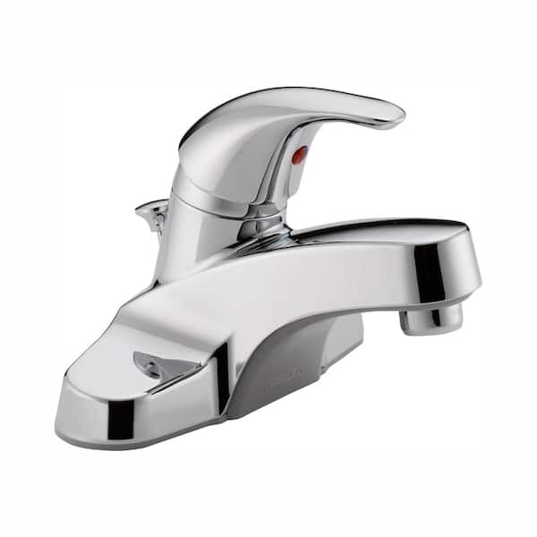 Peerless Core 4 in. Centerset Single-Handle Bathroom Faucet in Chrome