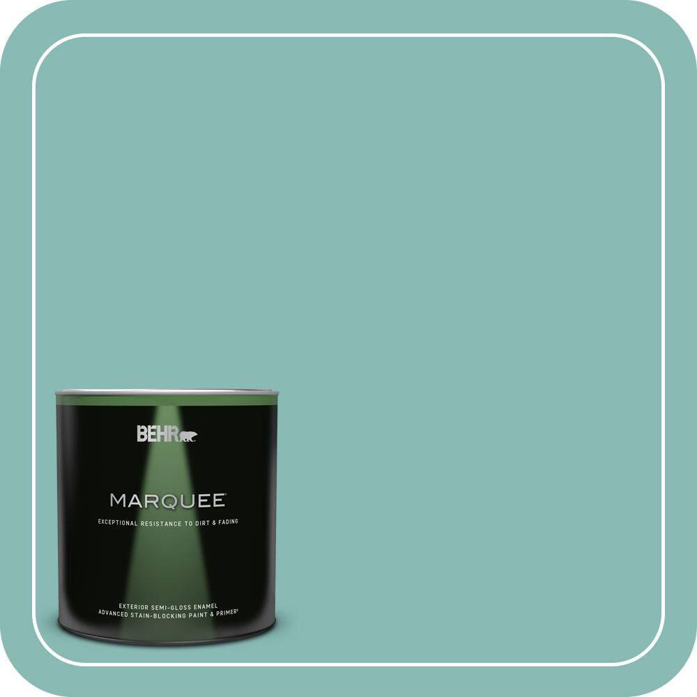 1 qt. #T14-1 Ocean Liner Semi-Gloss Enamel Exterior Paint & Primer price history on PriceWatchPro