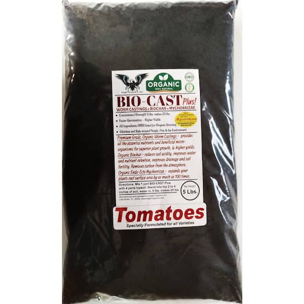 1 lbs. Biochar Organic Soil Conditioner and 1.5 lbs. Organic Compost