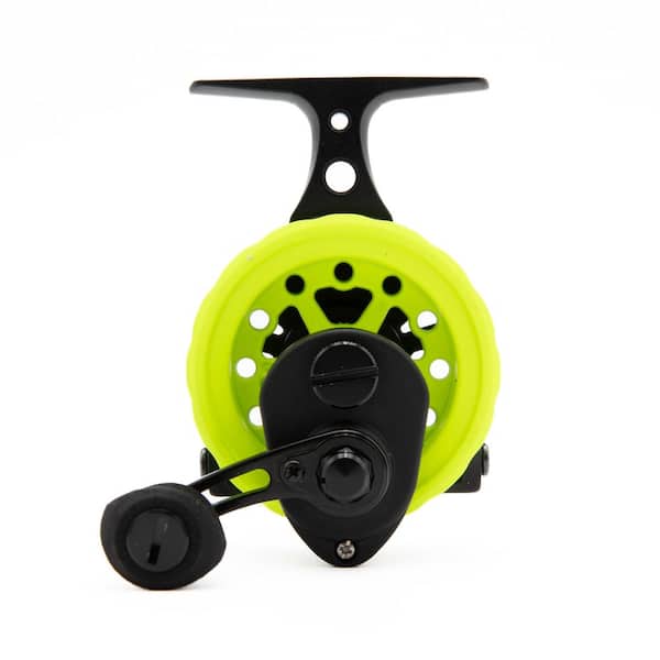 Clam Spooler Elite Chartreuse Ice Fishing Reel 17696 - The Home Depot