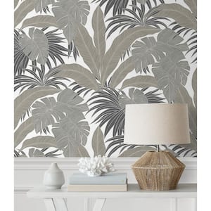 Pavestone Laguna Leaf Vinyl Peel and Stick Wallpaper Roll (Covers 31.35 sq. ft.)