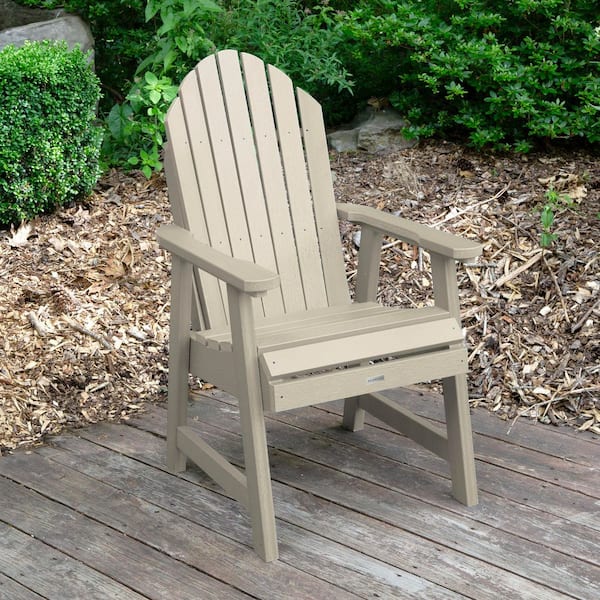 Highwood Hamilton Whitewash Recycled Plastic Outdoor Dining Chair