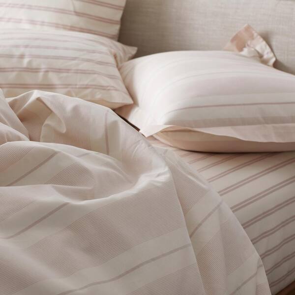 wide stripe duvet