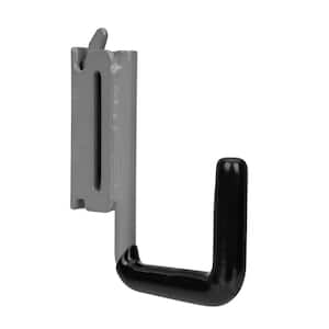 Grey Powder Coated Small Square Storage Hook (1-Pack)
