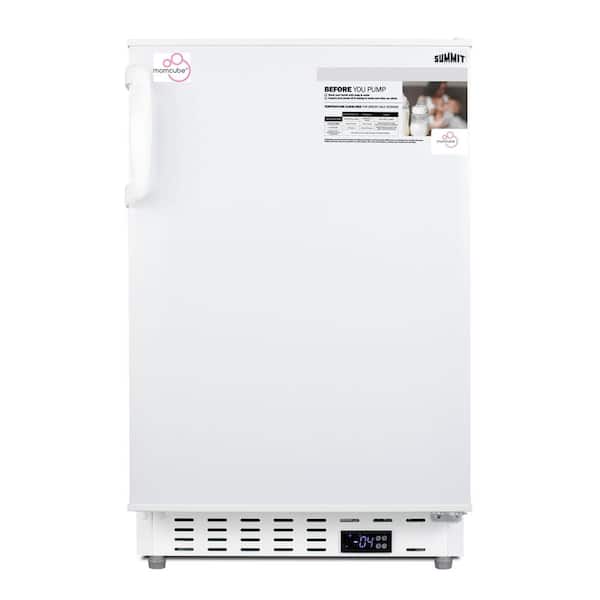 Summit Appliance 2.68 cu. ft. Manual Defrost Upright MOMCUBE Breast Milk Freezer in White, ADA Compliant