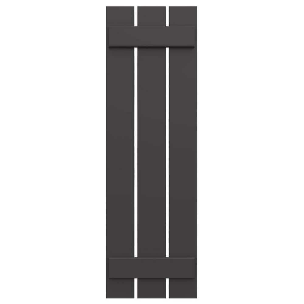 Shadow Mountain Composite Board and Batten Shutters, 17x26, Set of 2