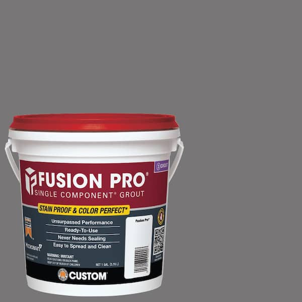 Custom Building Products Fusion Pro #19 Pewter 1 gal. Single Component Grout