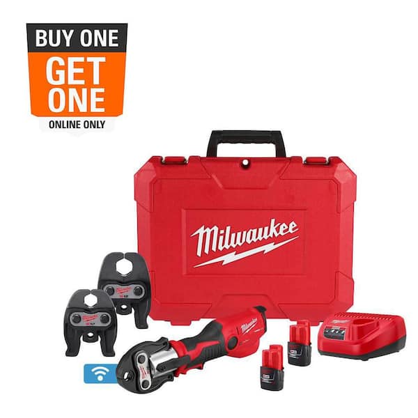 M12 12-Volt Lithium-Ion FORCE LOGIC Copper Press Tool Kit w/ ONE-KEY