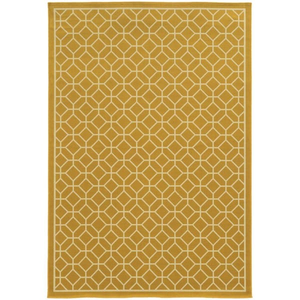 Home Decorators Collection Sand Goldenrod 8 ft. x 11 ft. Area Rug