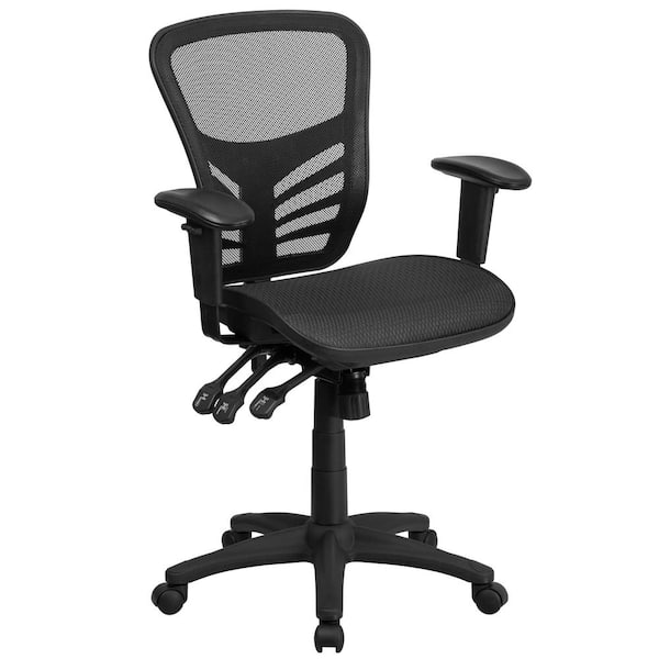 Carnegy Avenue Mesh Swivel Office Chair in Black