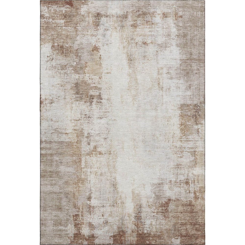 Mayfield Premium Machine Washable Abstract AMF2171 Beige 8 ft. x 10 ft. Area Rug price history on PriceWatchPro