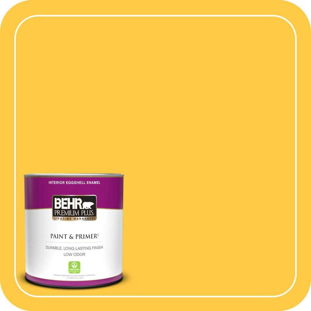 1 qt. #P290-6 English Daisy Eggshell Enamel Low Odor Interior Paint & Primer price history on PriceWatchPro