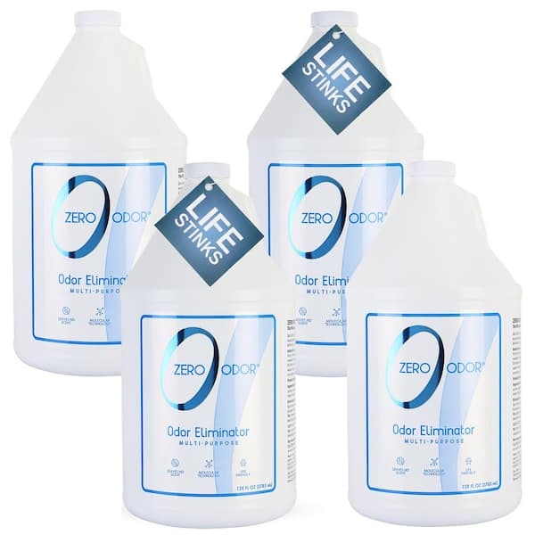 ZERO ODOR 128 oz. Multi-Purpose Odor Eliminator Air Freshener Spray (4-Pack)