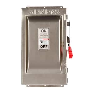 Heavy Duty 60 Amp 600-Volt 3-Pole Type 4X Fusible Safety Switch