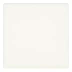 Restore Bright White 4-1/4 in. x 4-1/4 in. Glazed Ceramic Bullnose Trim Tile (0.12 sq. ft./ piece)