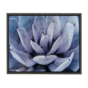 Sylvie "Violet Cactus" by Amy Peterson Framed Canvas Wall Art