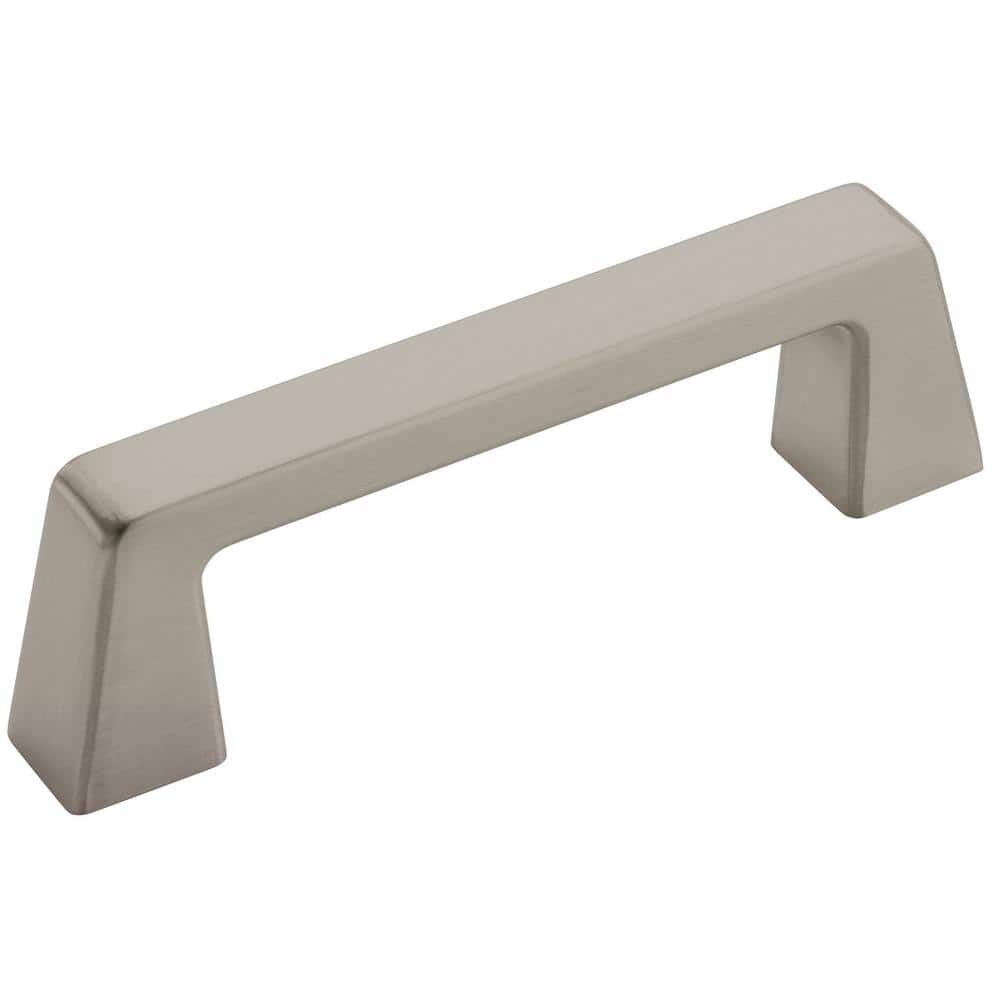 Blackrock 3 in. (76mm) Modern Satin Nickel Arch Cabinet Pull