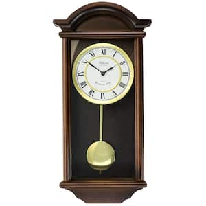 Black Rustic Pendulum Wall Clock 0824CY88KRLP6L - The Home Depot