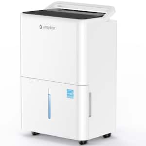30 pt. 2000 sq. ft. Energy Star Dehumidifier with Drain Hose and Bucket for Bedroom, Basement in White
