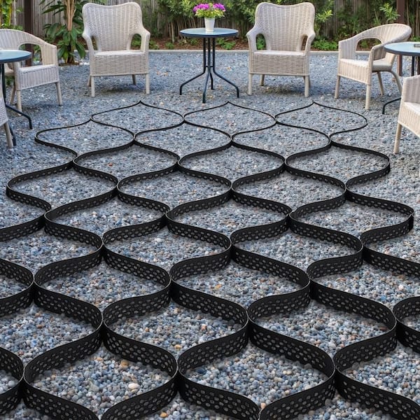 Gravel Grid, 3 in. D 24.93 x 9.52 ft. Plastic Paver Permeable Geo Grids  299.16 in. L x 114.24 in. W, 1880 lbs. /sq. ft.