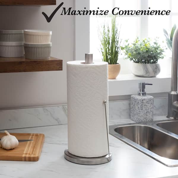 Kitchen Details Stainless Steel Paper Towel Holder 26263-SS - The