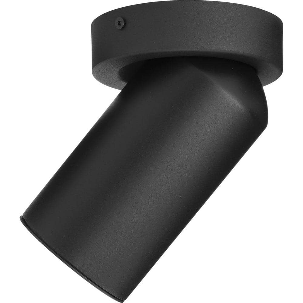 Black Aluminum LED Indoor/Outdoor Flush Mount Cylinder Light