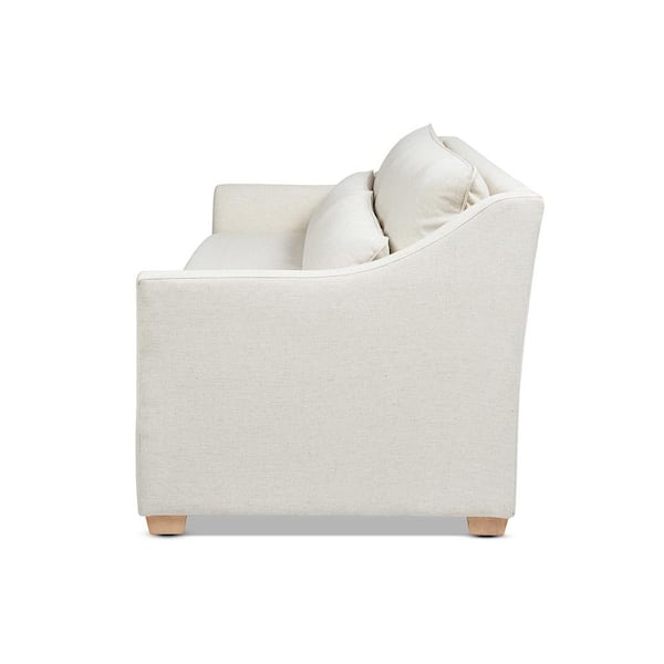 Jennifer Taylor Ada 83 in. Flared Arm Linen Rectangle