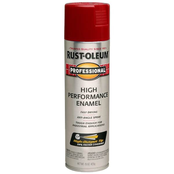 15 oz. High Performance Enamel Gloss Safety Red Spray Paint (6-pack)