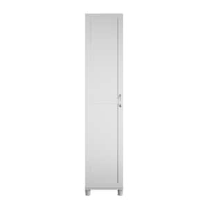 Lory Framed 16 in. Utility Cabinet, Dove Gray, Wood Closet System