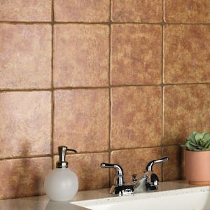 Costa Marron 7-3/4 in. x 7-3/4 in. Ceramic Floor and Wall Tile (10.75 sq. ft./Case)