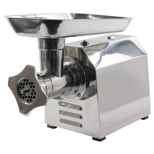 Sportsman Commercial Grade 250 W Stainless Steel Electric Meat Grinder with Grind Blade Replacement
