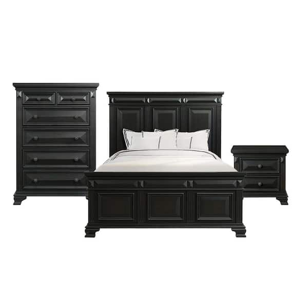 Justice Standard 3 - Piece Bedroom Set Kitsco Size: King