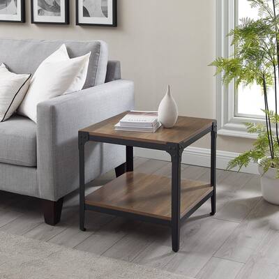 Accent Tables, 12 Inch Wide End Table With Storage