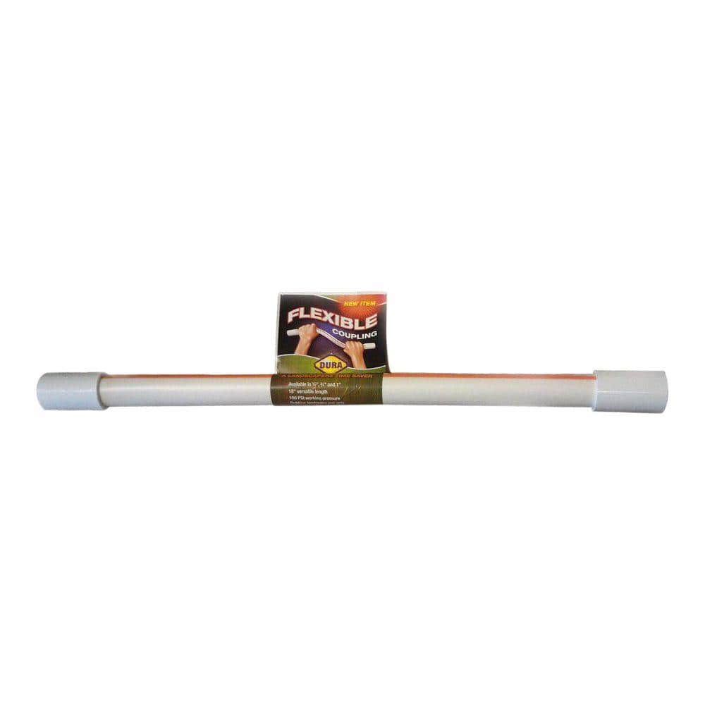 DURA 3/4 in. x 18 in. PVC Slip Flexible Repair Coupling FRC-007 - The Home  Depot