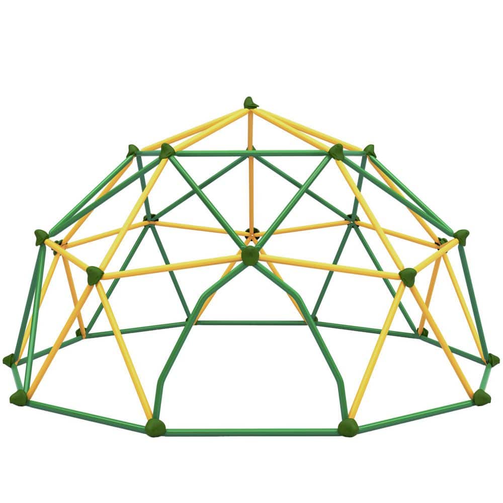 13 ft. Green and Silver Outdoor UV Resistant Climbing Dome