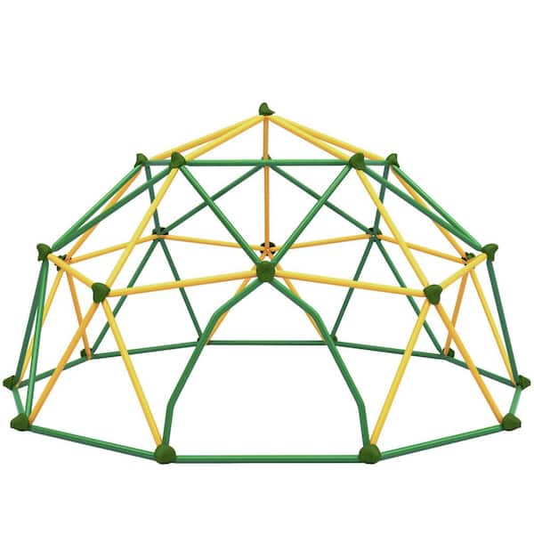 13 ft. Green and Silver Outdoor UV Resistant Climbing Dome