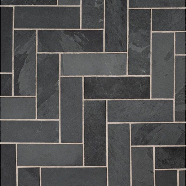 Black Pearl 12 x 12 Gauged Slate Tile