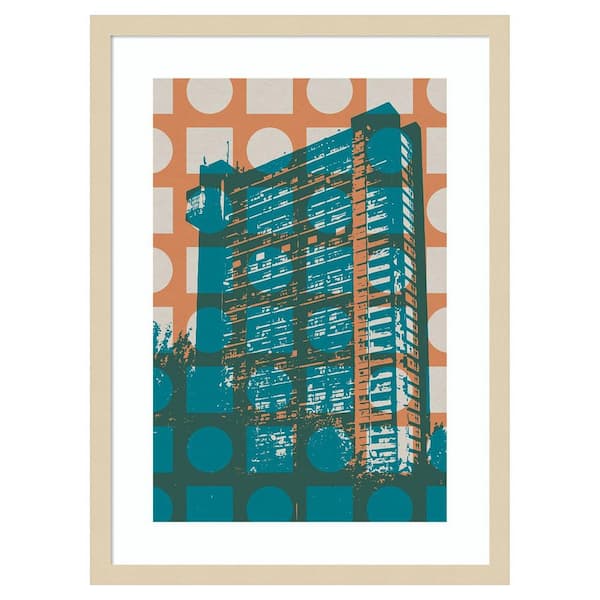 Amanti Art Architecture II by Gary William 1 Piece Framed Giclee Architecture Art Print 25 in. x 19 in.
