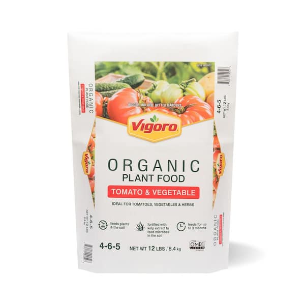 Vigoro 12 lb. Organic Tomato and Vegetable Plant Food 4-6-5 (30