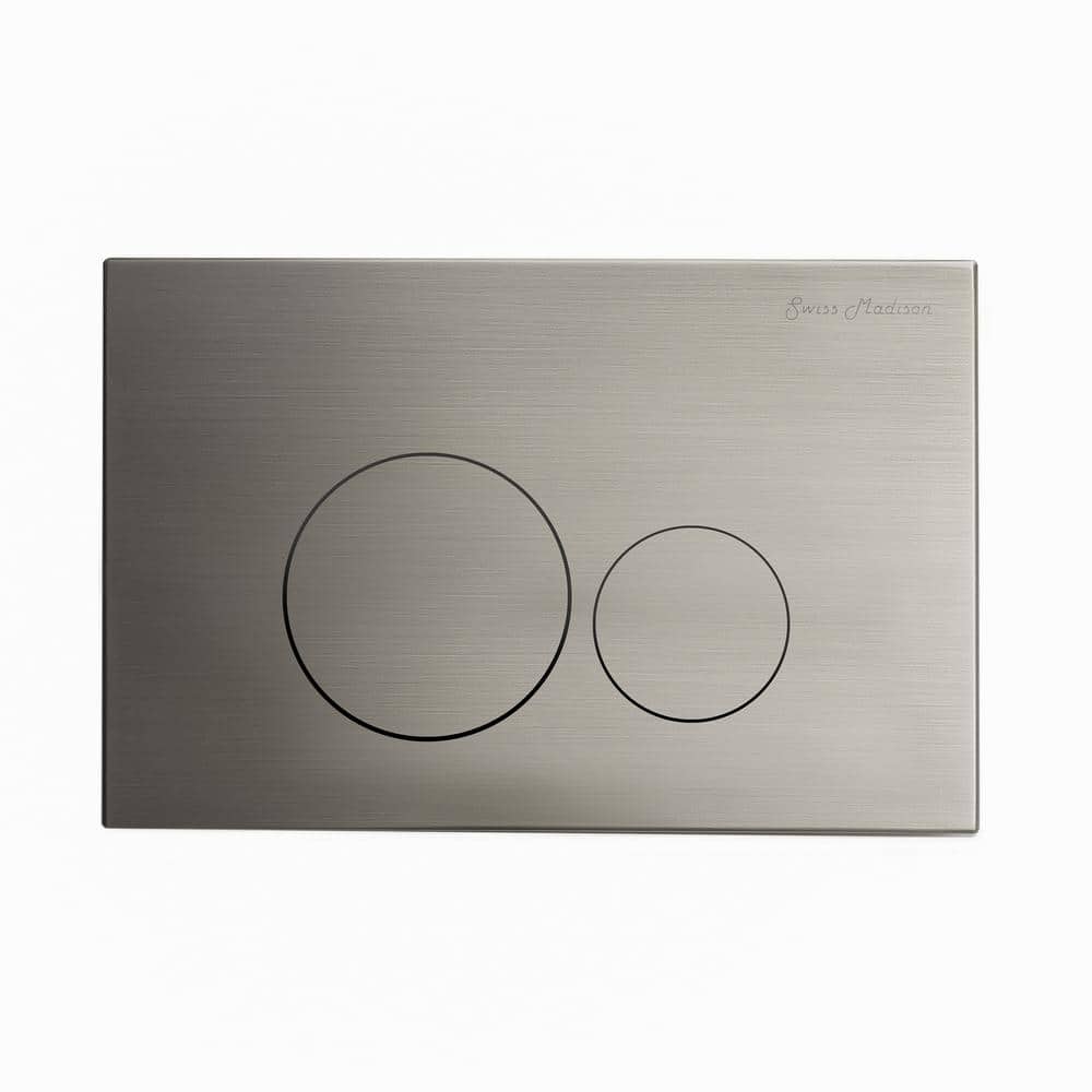 Wall Mount Dual Flush Metal Actuator plate in Matte Silver price history on PriceWatchPro