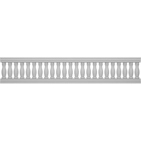 Ekena Millwork Fiberthane Embassy Balustrade 60 in. L x 32 in. H Fiberglass Railing Kit