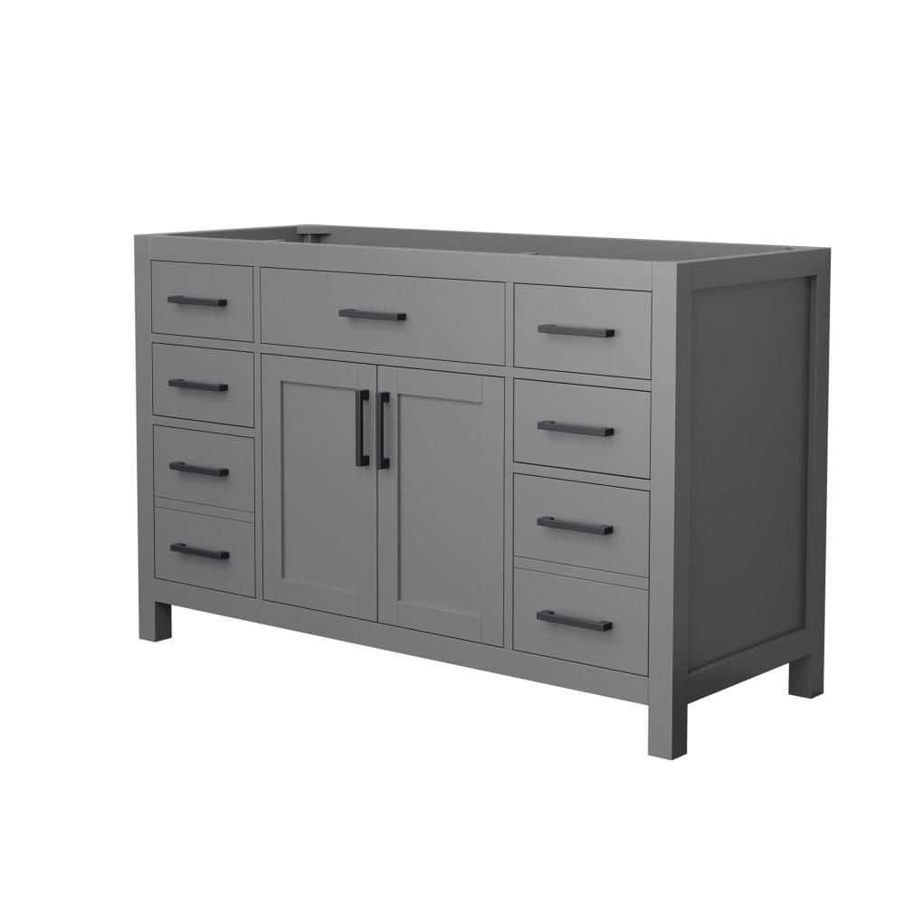 Beckett 53 in. Bath Vanity Cabinet without Top in Dark Gray price history on PriceWatchPro