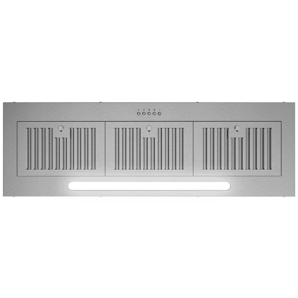 36-Inch Stainless Steel Convertible Insert Range Hood with Charcoal Filter