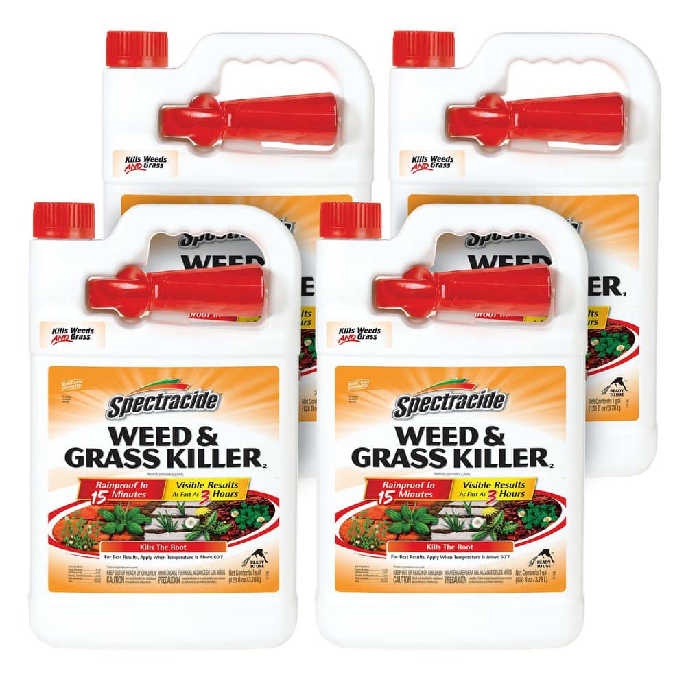 128 oz. Weed and Grass Killer Ready-to-Use Sprayer (4-Pack) price history on PriceWatchPro