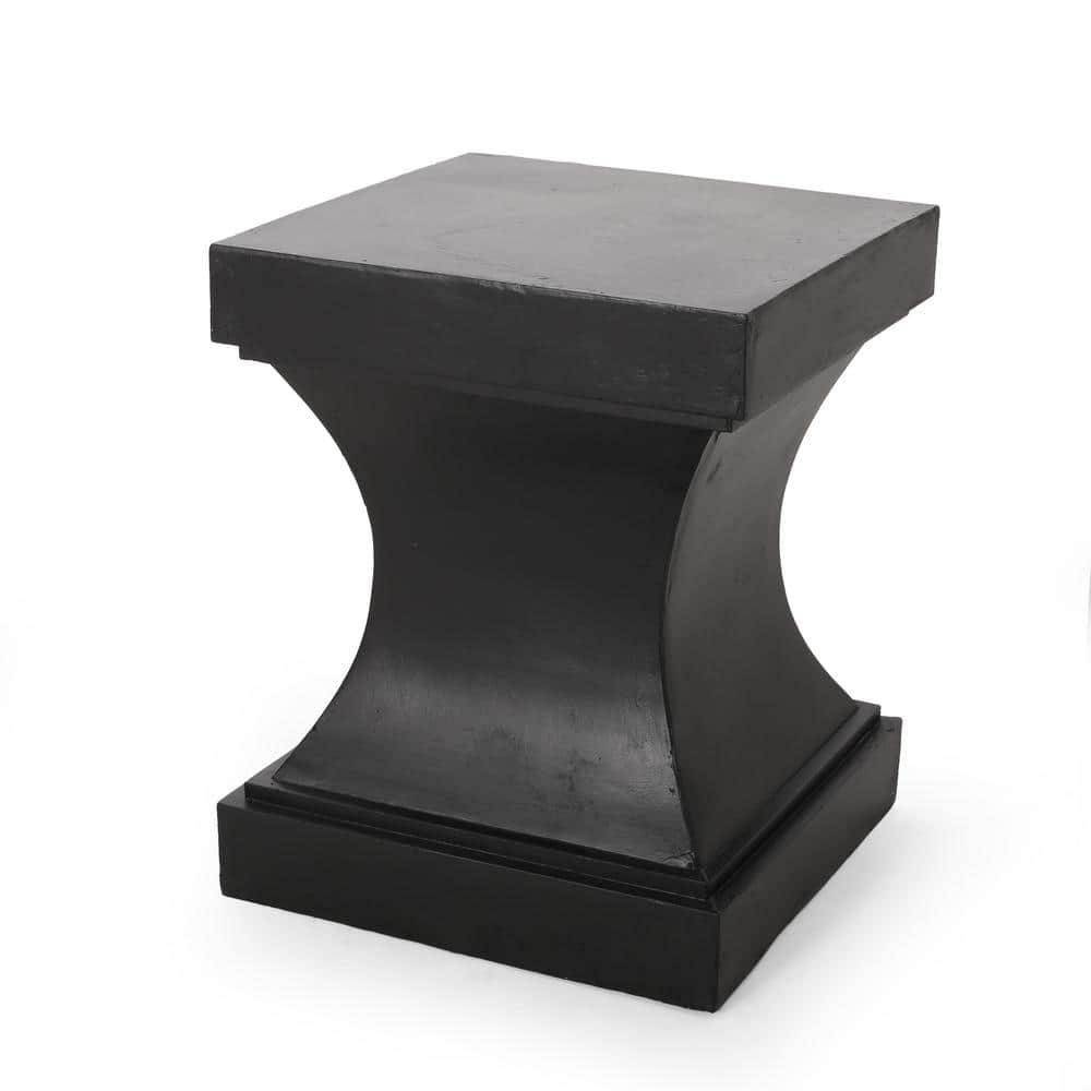 Black Novelty Outdoor Side Table.