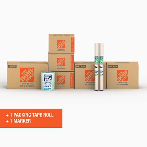 The Home Depot 6-Box Dining Room Moving Box Kit