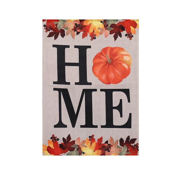 Meadow Creek 12 in. x 18 in. Fall Home Garden Flag